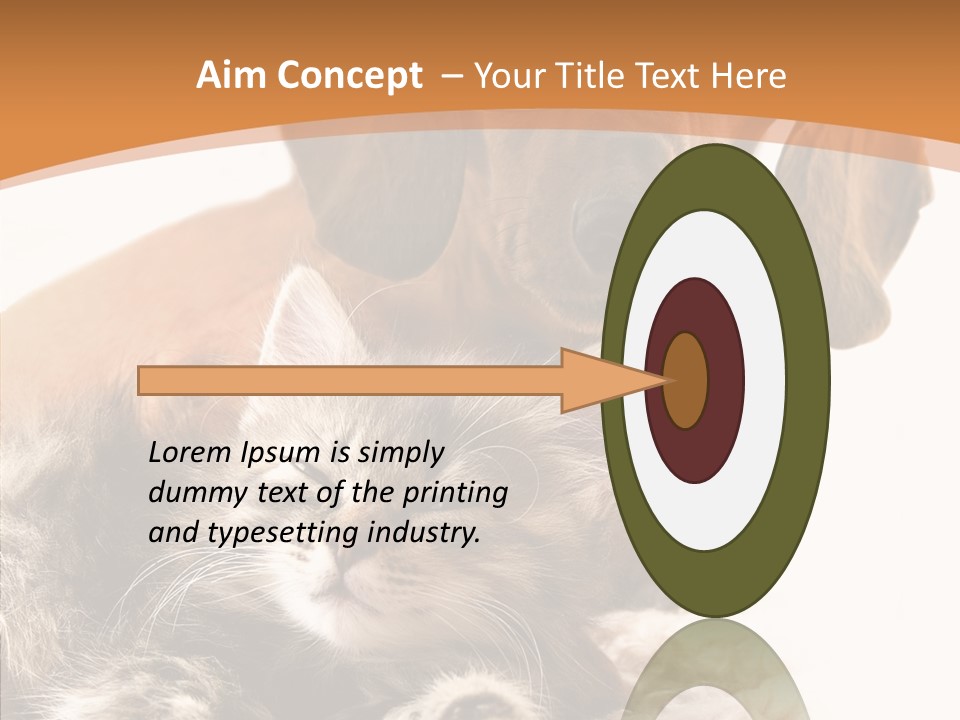 Kitten Rate Friends PowerPoint Template