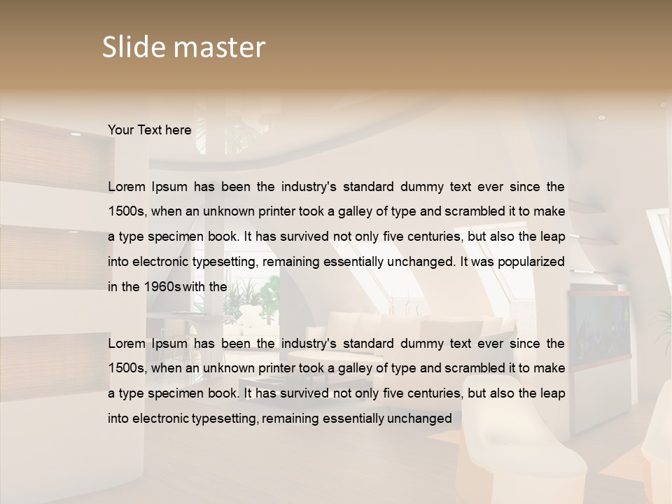 Writing Per On Corporation PowerPoint Template