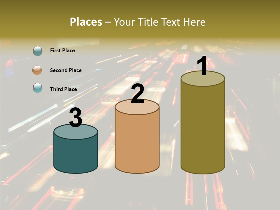 Car Nobody Driving PowerPoint Template