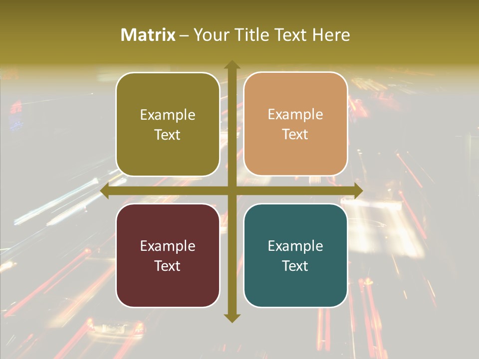 Car Nobody Driving PowerPoint Template
