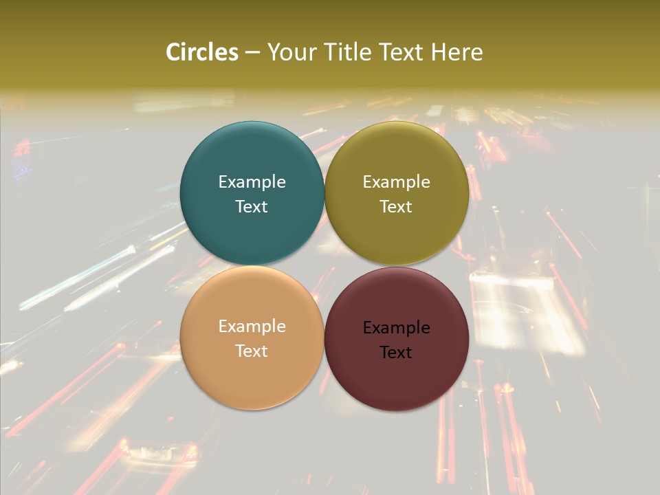 Car Nobody Driving PowerPoint Template