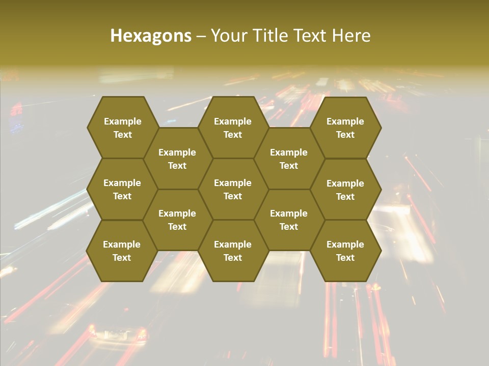 Car Nobody Driving PowerPoint Template