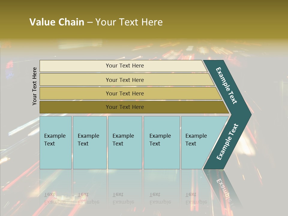 Car Nobody Driving PowerPoint Template