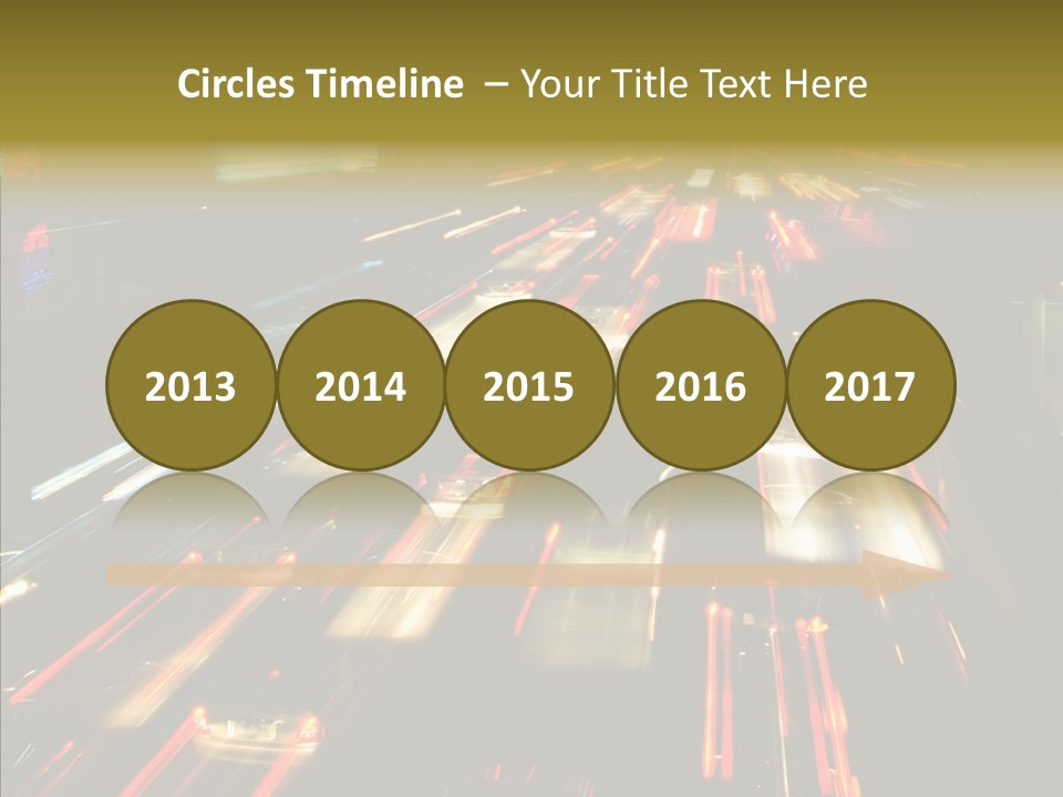 Car Nobody Driving PowerPoint Template