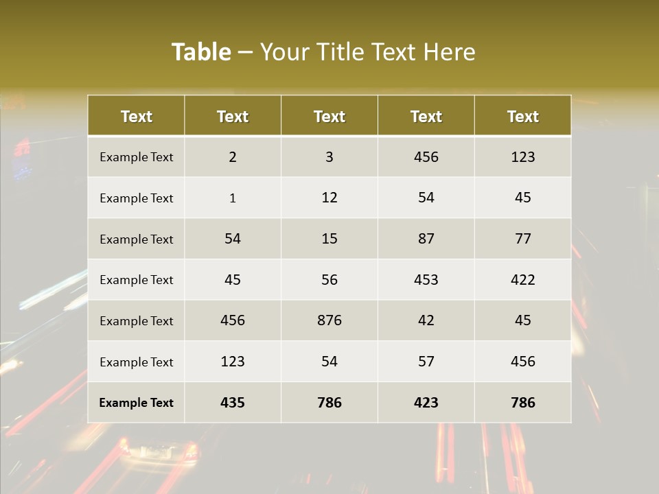 Car Nobody Driving PowerPoint Template