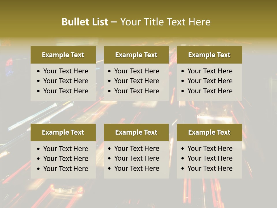 Car Nobody Driving PowerPoint Template