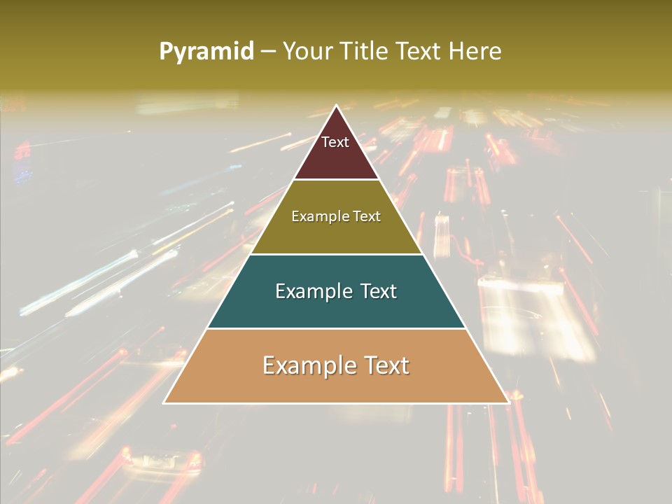 Car Nobody Driving PowerPoint Template