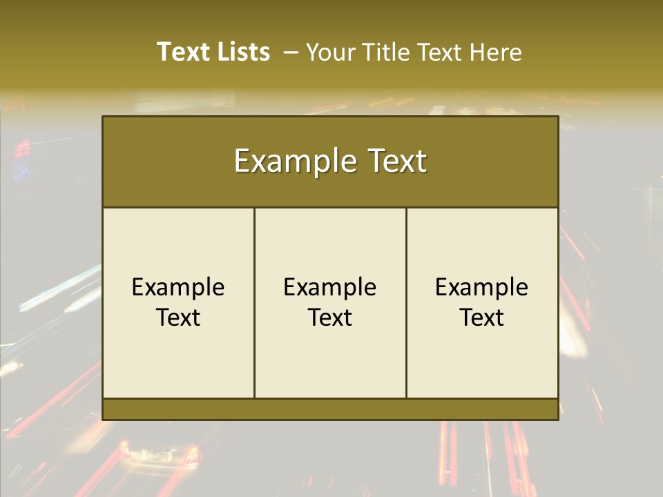 Car Nobody Driving PowerPoint Template