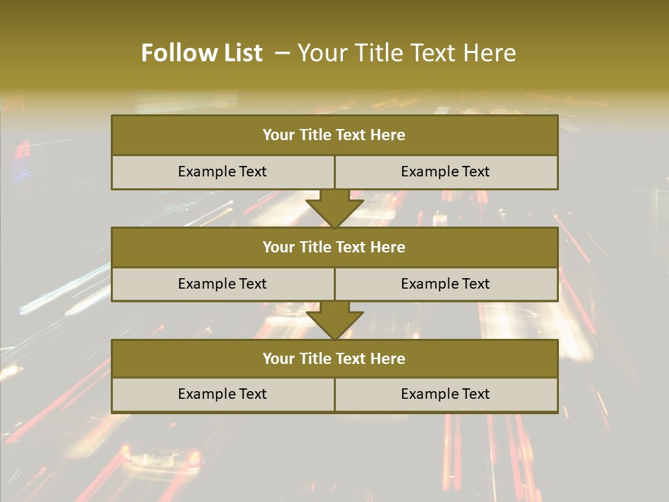Car Nobody Driving PowerPoint Template