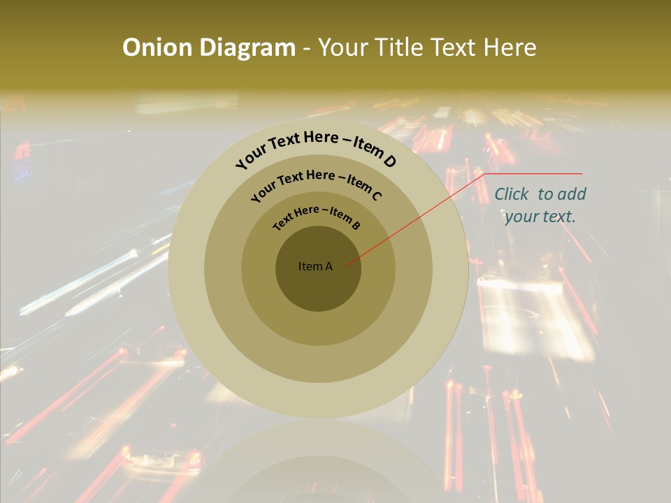 Car Nobody Driving PowerPoint Template