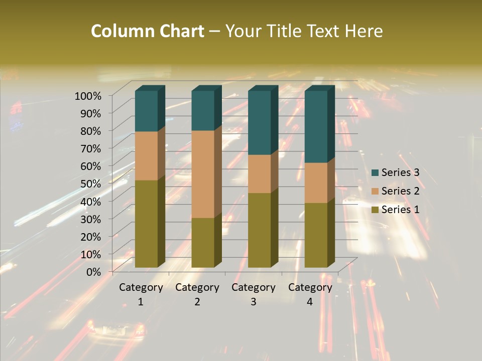 Car Nobody Driving PowerPoint Template