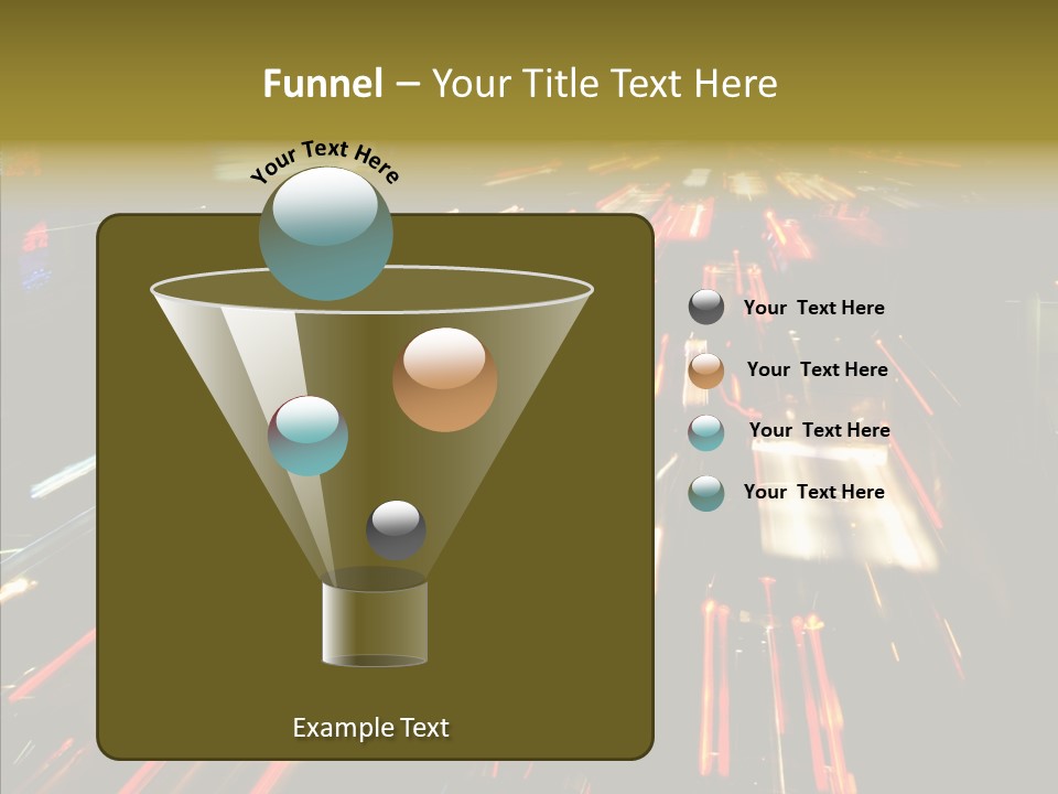 Car Nobody Driving PowerPoint Template