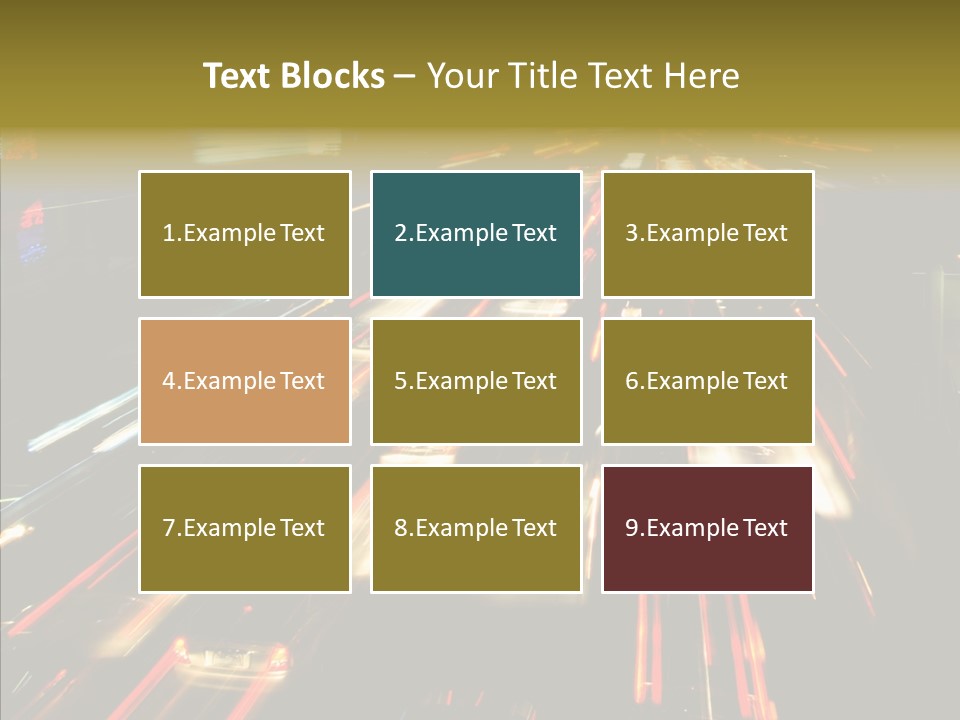 Car Nobody Driving PowerPoint Template
