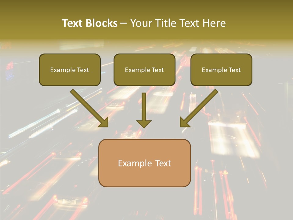Car Nobody Driving PowerPoint Template