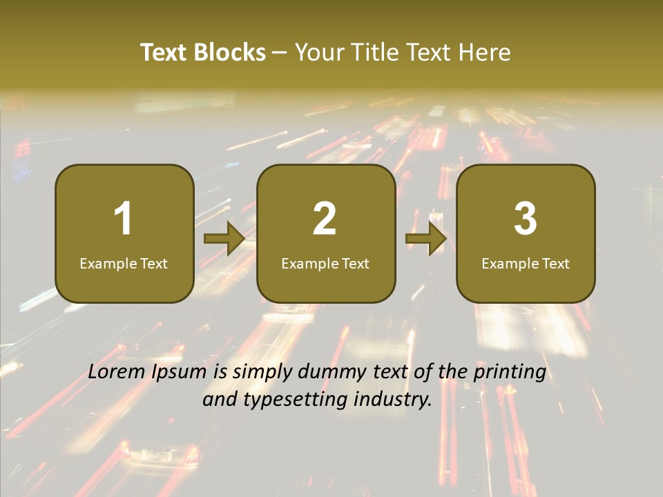 Car Nobody Driving PowerPoint Template