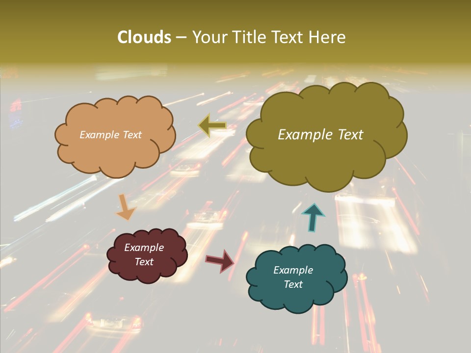 Car Nobody Driving PowerPoint Template