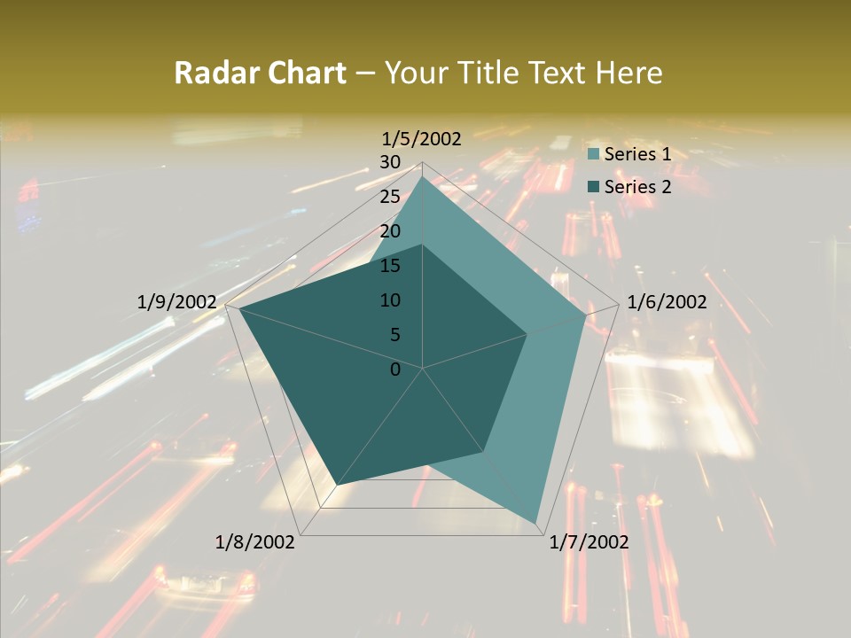 Car Nobody Driving PowerPoint Template