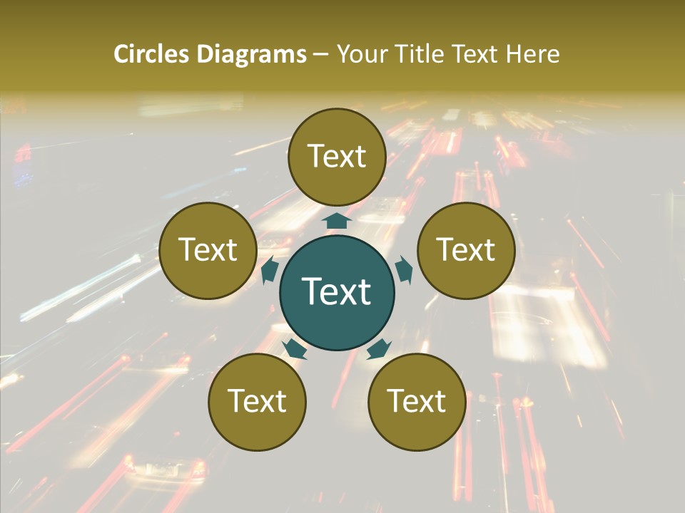 Car Nobody Driving PowerPoint Template