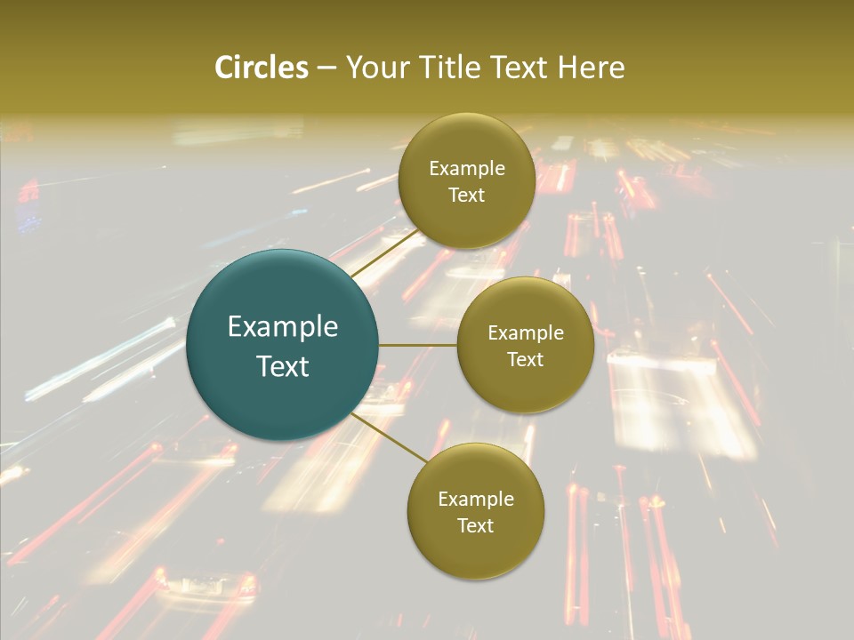 Car Nobody Driving PowerPoint Template