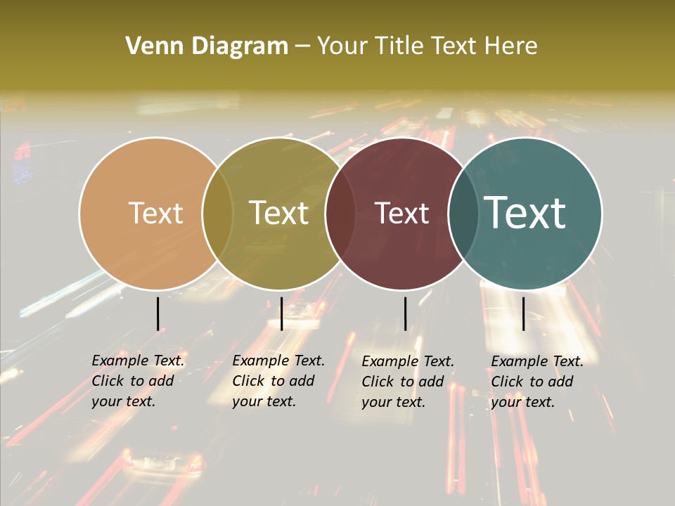 Car Nobody Driving PowerPoint Template