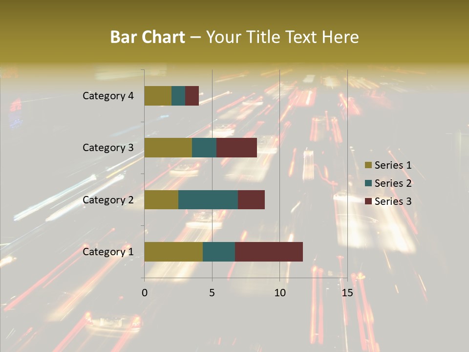 Car Nobody Driving PowerPoint Template