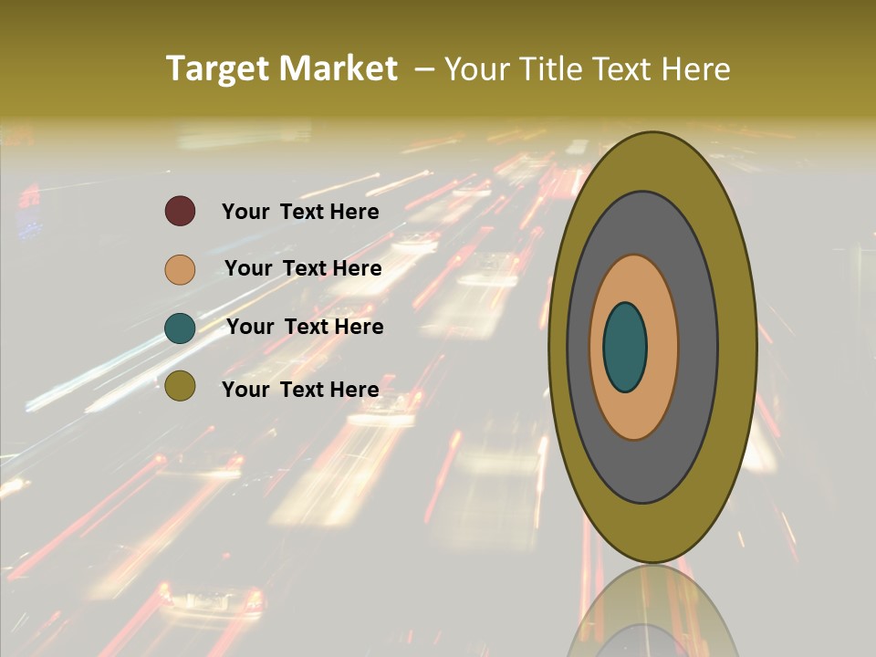 Car Nobody Driving PowerPoint Template