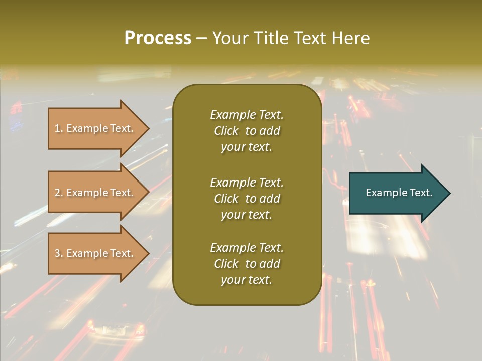 Car Nobody Driving PowerPoint Template