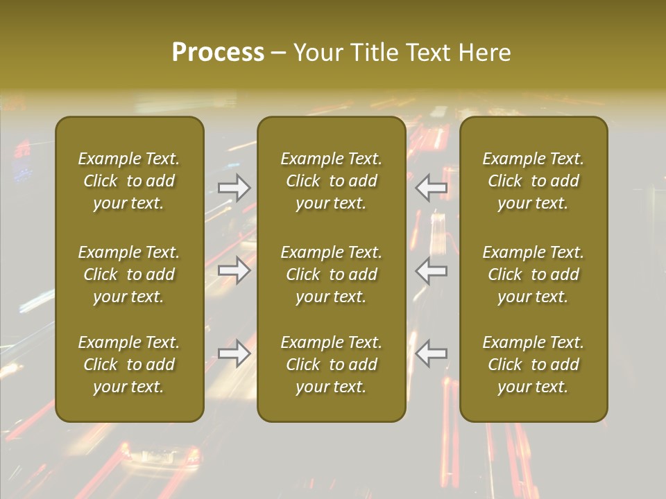 Car Nobody Driving PowerPoint Template
