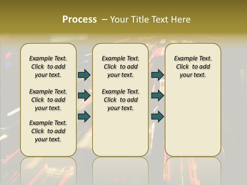 Car Nobody Driving PowerPoint Template