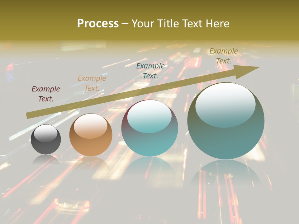 Car Nobody Driving PowerPoint Template