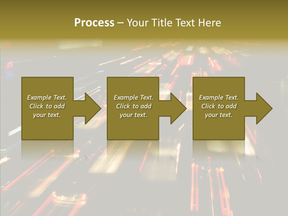 Car Nobody Driving PowerPoint Template