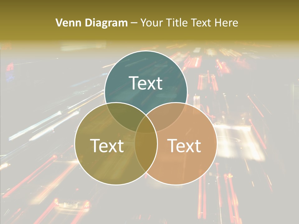 Car Nobody Driving PowerPoint Template