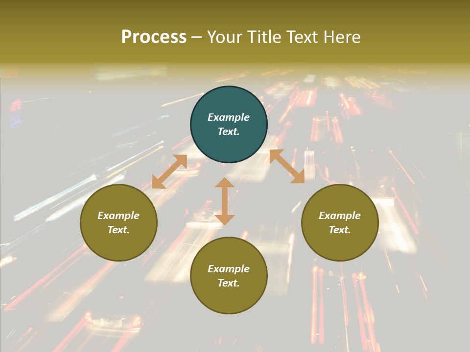 Car Nobody Driving PowerPoint Template