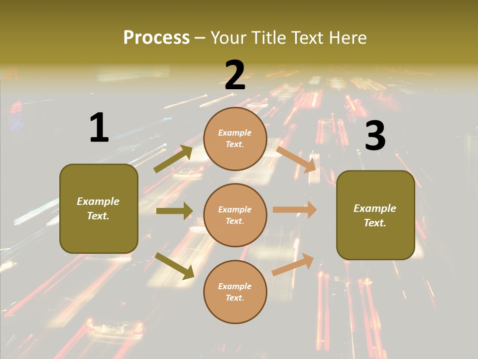 Car Nobody Driving PowerPoint Template