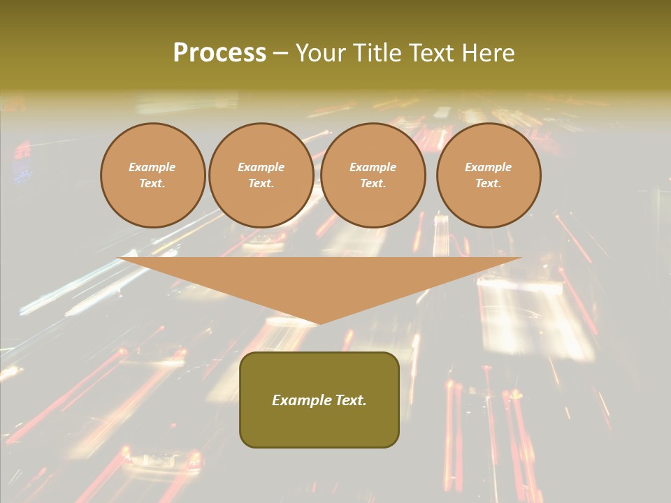 Car Nobody Driving PowerPoint Template