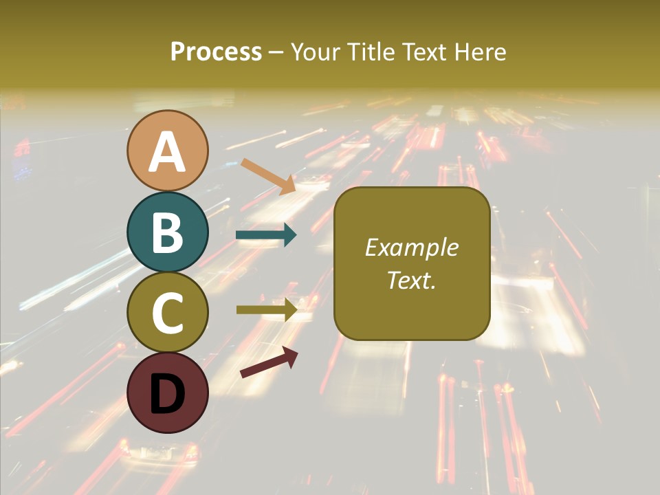 Car Nobody Driving PowerPoint Template