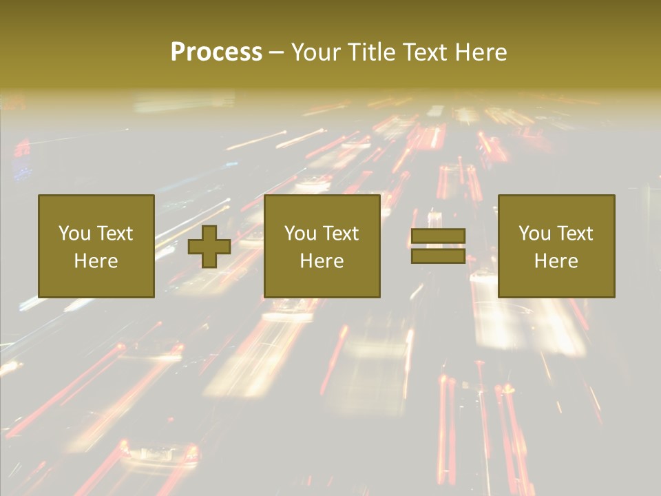 Car Nobody Driving PowerPoint Template