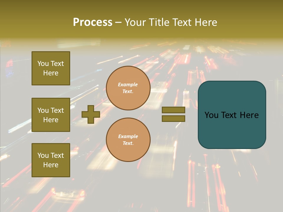 Car Nobody Driving PowerPoint Template
