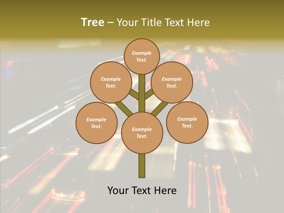 Car Nobody Driving PowerPoint Template