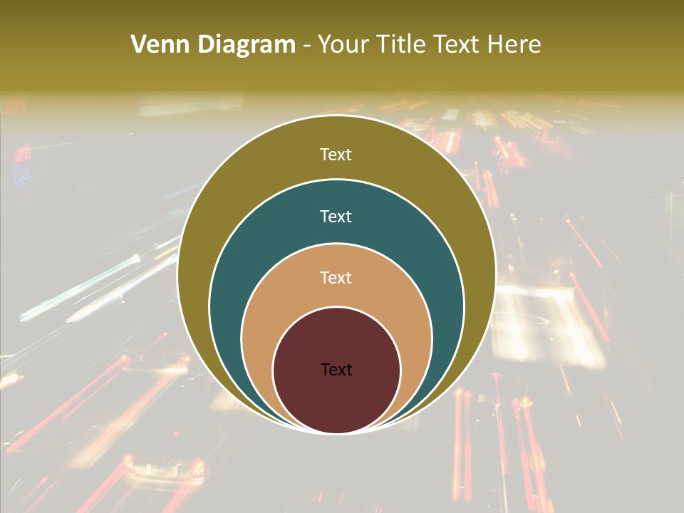 Car Nobody Driving PowerPoint Template