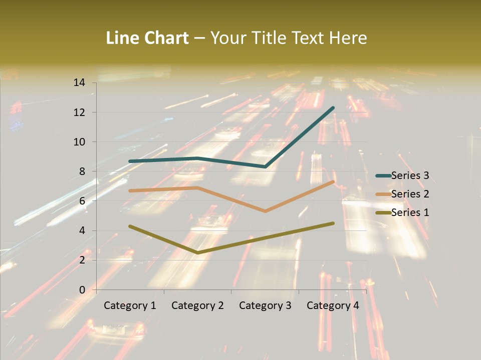 Car Nobody Driving PowerPoint Template