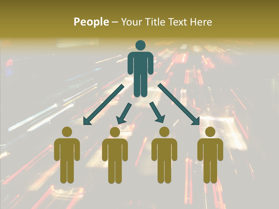 Car Nobody Driving PowerPoint Template