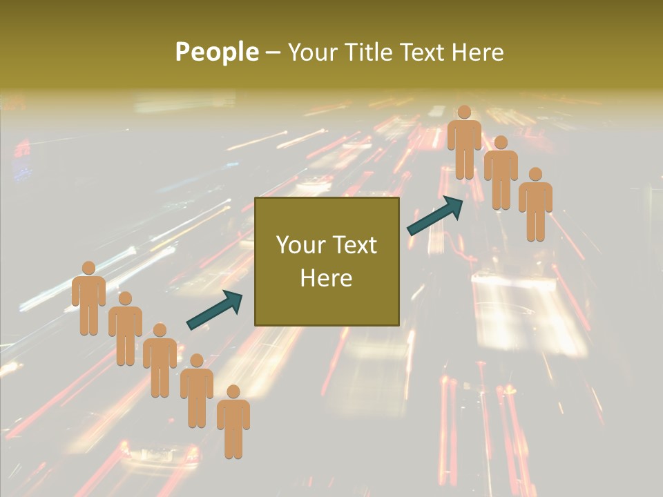 Car Nobody Driving PowerPoint Template