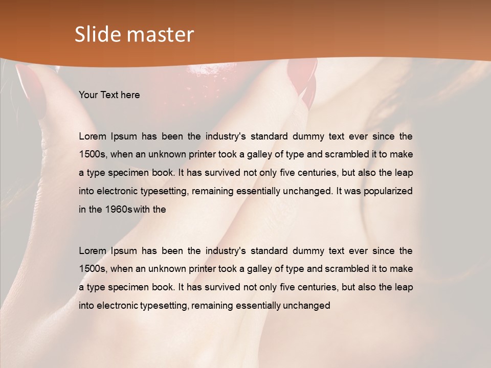 Vitamins Dentist Food PowerPoint Template