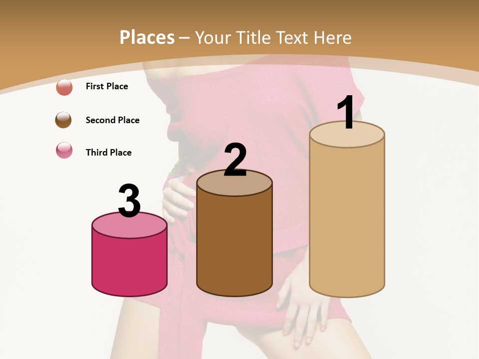 Babe Hair Wrist Let PowerPoint Template