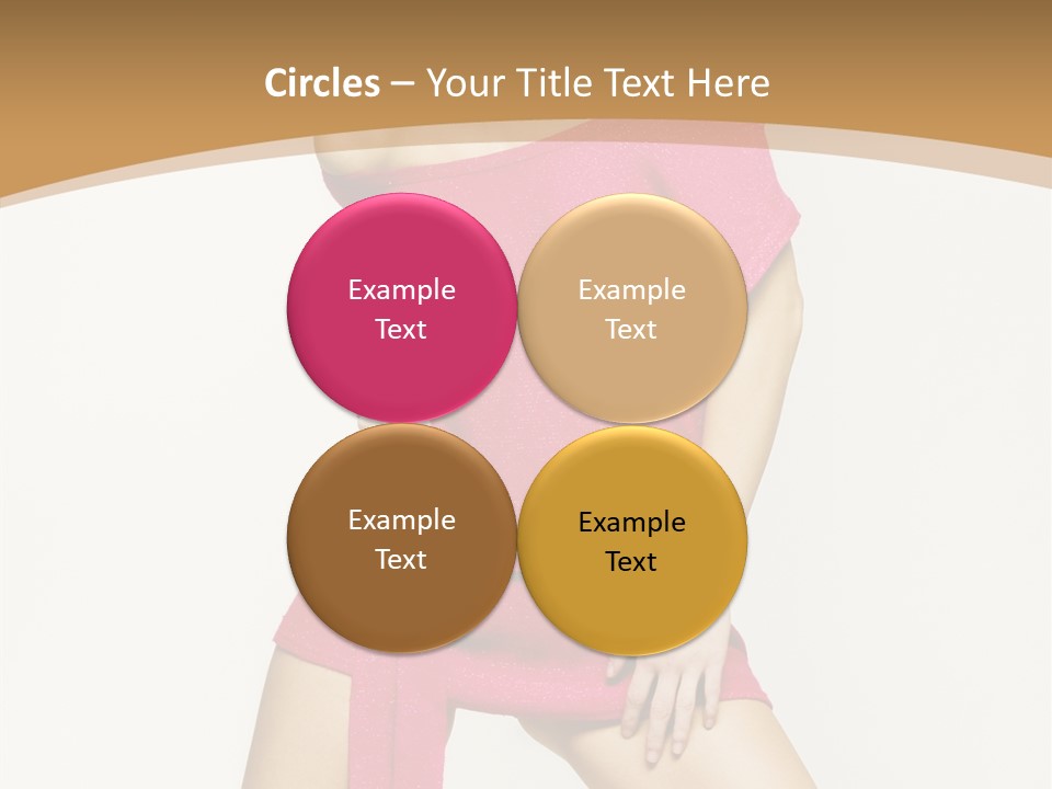 Babe Hair Wrist Let PowerPoint Template