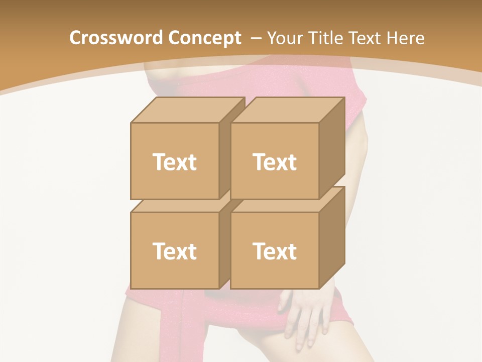 Babe Hair Wrist Let PowerPoint Template