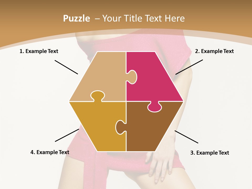 Babe Hair Wrist Let PowerPoint Template