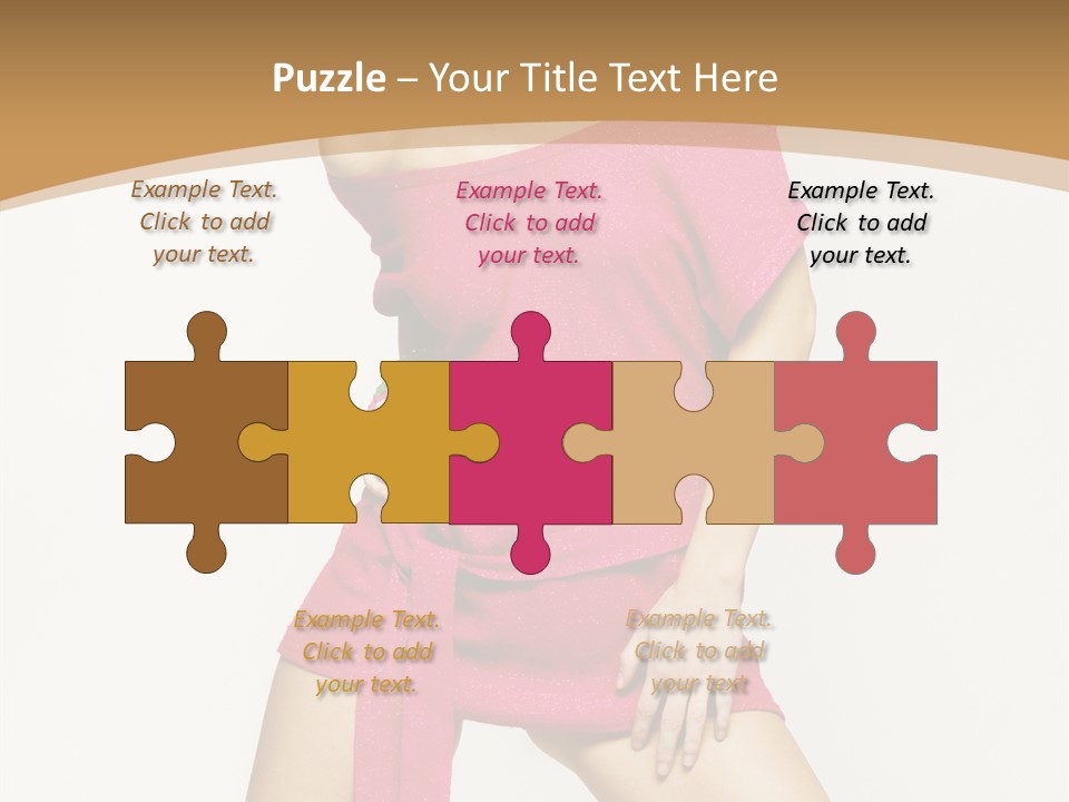 Babe Hair Wrist Let PowerPoint Template