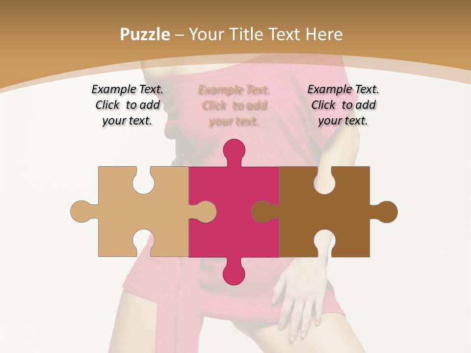 Babe Hair Wrist Let PowerPoint Template